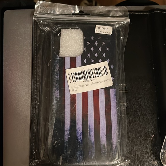 Stars and Stripes! iPhone case for 12 Pro Max and others has round edges. - Picture 3 of 3